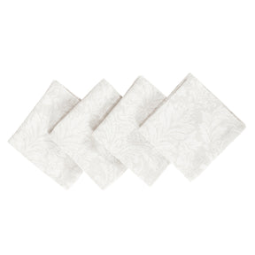 Colette 4PC Napkin Set White