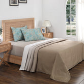 Indie-Geo Digital Printed Mystique Gold 100% Cotton Bed Sheet