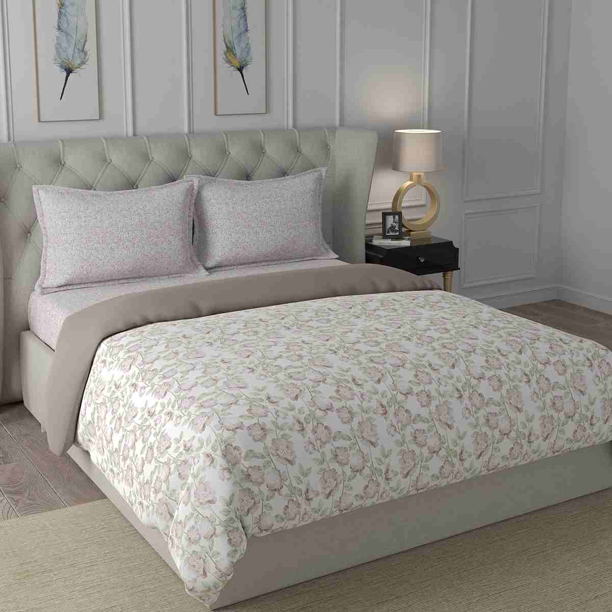 Regency Abigail Summer AC Quilt/Quilted Bed Cover/Comforter Neutral