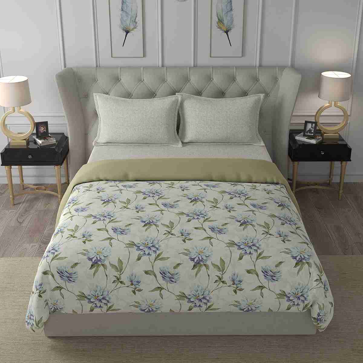 Regency Neveah Summer AC Quilt/Quilted Bed Cover/Comforter Blue