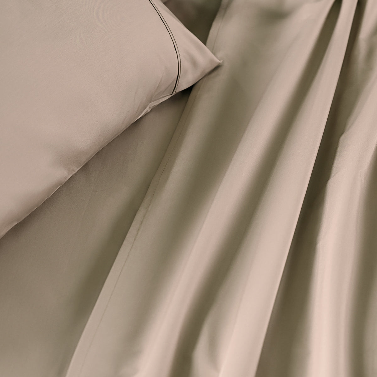 Slumber Plain Easy Care Percale 100% Cotton Nomad Crisp Bed Sheet