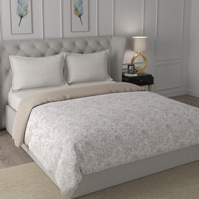 Hermosa Exotic Bouquet Wonderland Red 4 Pc Quilt/Quilted Bed Cover Set