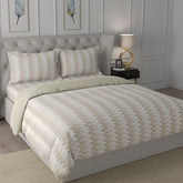 Hermosa Exotic Bouquet Asher Neutral 4 Pc Quilt/Quilted Bed Cover Set