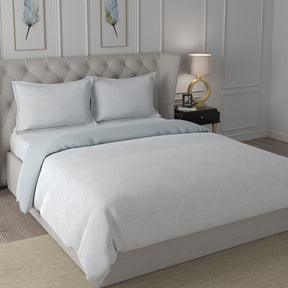 Hermosa Exotic Bouquet Solaris Blue 4 Pc Quilt/Quilted Bed Cover Set
