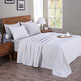 Rustic Clash Classi Essence Grey Printed Bed Cover