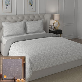 Backyard Patio Orion Grey 5 PC Quilt/Quilted Bed Cover Set