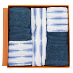 Backyard Patio Nova Bed Bath Set Blue