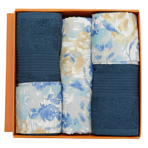 Backyard Patio Meridian Bed Bath Set Blue