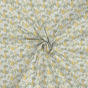 Backyard Patio Farmington Printed 100%Cotton Yellow Bed Sheet with Pillow Covers