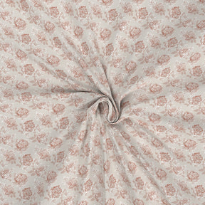 Backyard Patio Silvie Printed 100%Cotton Red Bed Sheet with Pillow Covers