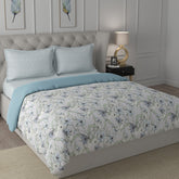 Backyard Patio Valencia Summer AC Quilt/Quilted Bed Cover/Comforter Aqua