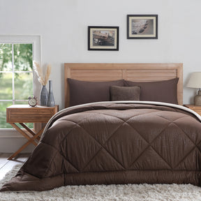 Hermosa Glister Pebble Brown Beige Quilt