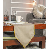 Dazzle Celeste Solid Parchment 1PC Runner With Box Packaging