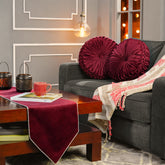 Dazzle Nostalgic Solid Wine 3PC Table Set With Box Packaging