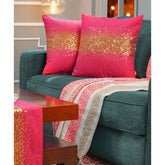 Dazzle Glance Embroidery Femme Fatale 2PC Cushion Cover Set With Box Packaging