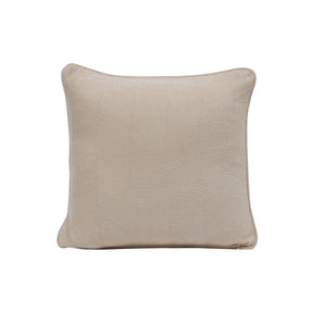 Caroline Herringbone Textured Soft Woven Beige Cushion Cover