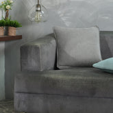 Caroline Herringbone Textured Soft Woven Neutral Cushion Cover