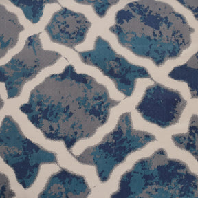 Nouveau Tradition Form Replay Blue Bed Sheet