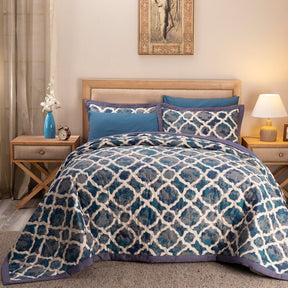 Nouveau Tradition Form Replay Blue Quilt