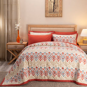 Nouveau Tradition Kaleen Global Light Weight Extreme Winter Quilt Red