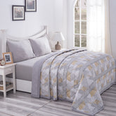 PBS Nomad Scuplt Maximus Summer AC Quilt/Quilted Bed Cover/Comforter Neutral