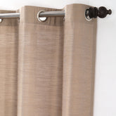 Marly Matt Solid 2PC Red Curtain Set