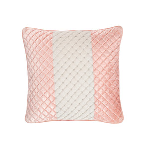 Exotic Heritage Diamond Knot Hand Crafted Peach Cushion Cover