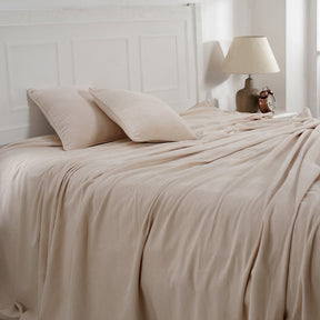 Jessica 100% Cotton Solid Woven Super Soft Simply Taupe Bed Cover/Blanket