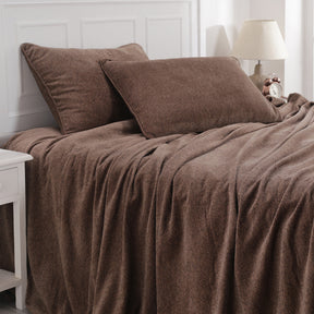 Charlotte Woven Fossil Bed Cover/Blanket
