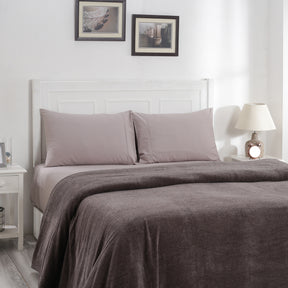 Charlotte Woven Steple Grey Bed Cover/Blanket