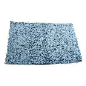 Chenille Fringe Soft Tufted Medium Ozone Bath Mat