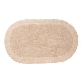 Grassy Ground Soft Reversible Solid Luxurious Linen Bath Mat