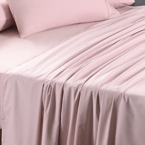 Slumber Plain Easy Care Percale 100% Cotton Cradle Pink Crisp Bed Sheet