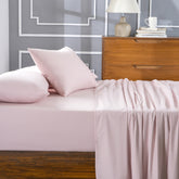 Slumber Plain Easy Care Percale 100% Cotton Cradle Pink Crisp Bed Sheet