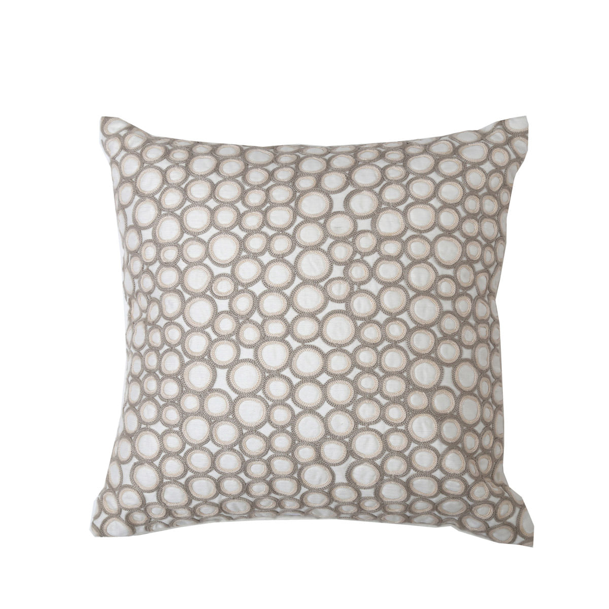 Bubble Sapphire Embroidered Cushion Cover