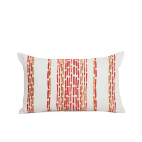 Bequiling Embroidery Red Medium 35x60 Cm Embroidery Machine Cushion Cover