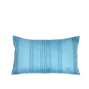 Pinion Sapphire Embroidered Cushion Cover