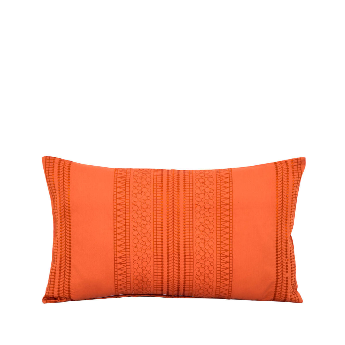 Pinion Sapphire Embroidery Orange Medium 35x60 Cm Embroidery Machine Cushion Cover