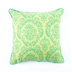 Reversible Printed Voile Quilted Cushion Cover