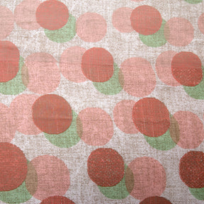 Patina Impression Diagonal Horizon Plain &amp; Printed Reversible 100% Cotton Super Soft Peach Duvet Cover with Pillow Case