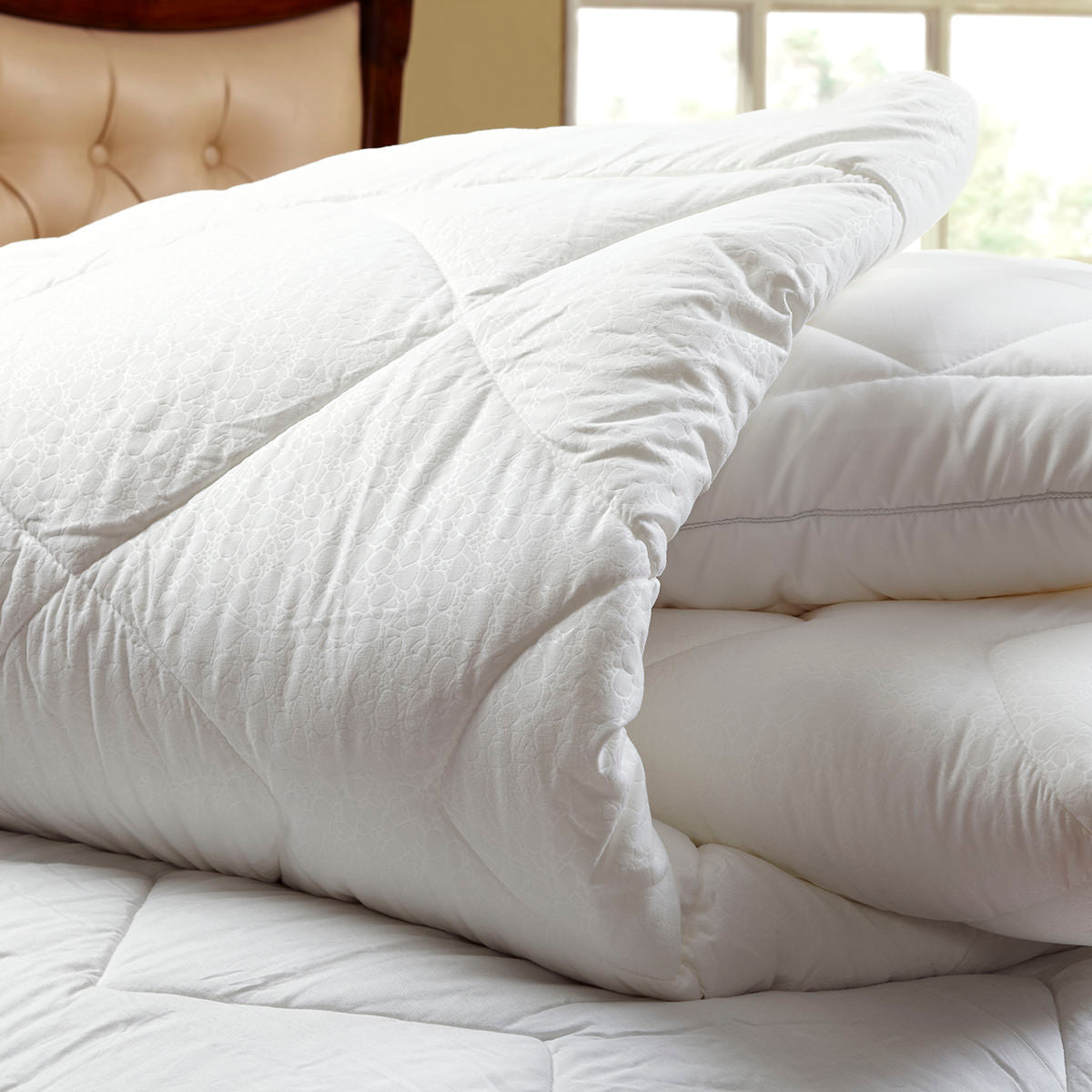 Pebble(Alovera / Micro Fiber) Embossed Fabric Winter Light Weight Super Soft &amp; Plush Duvet Insert/Quilt