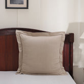 Emmie 100% Natural Egyptian Cotton with Hemm Stitch 2PC Pillow Case Euro Set