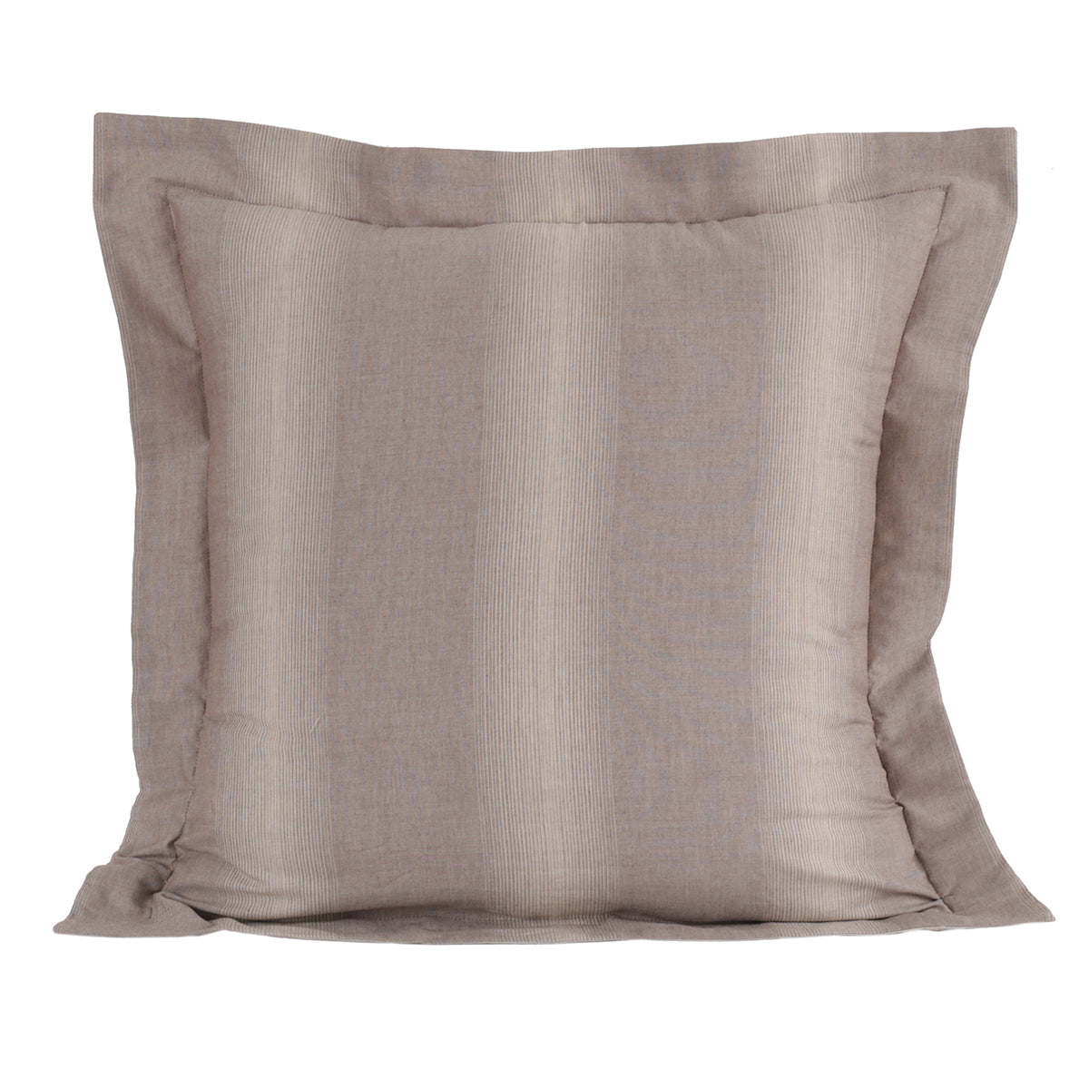 Rhythmic Stripe 100% Natural Egyptian Cotton Woven 2PC Pillow Case Euro Set