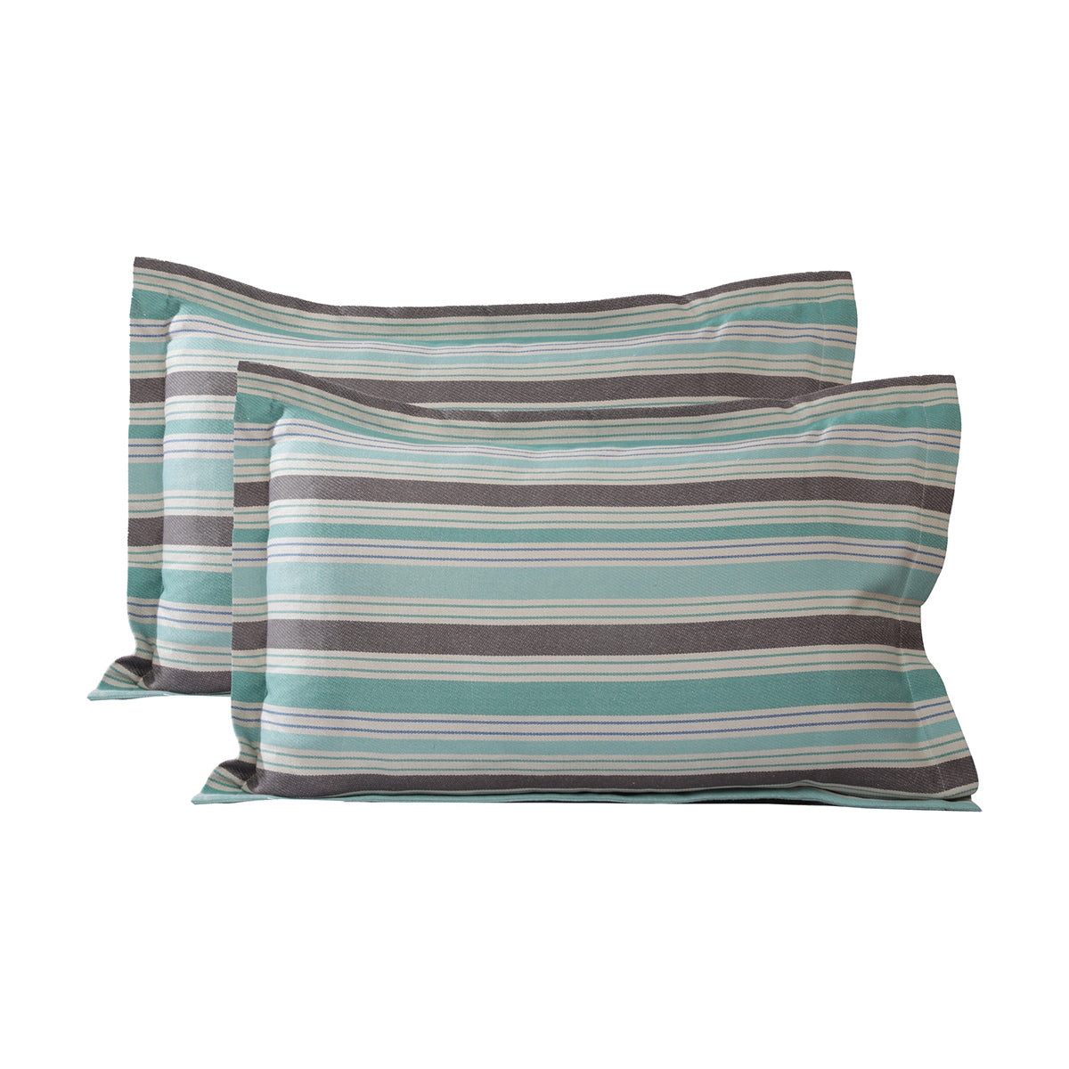 Dwan Stripe Woven 2PC Pillow Sham Set