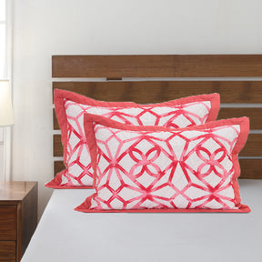 Stained Mosaic Quilted 2PC Pillow Sham Set
