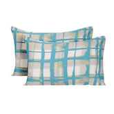 Zafting Lines Quilted 2PC Pillow Sham Set