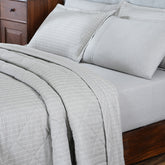 Adore 100% Natural Cotton Filling Summer AC Quilt/Quilted Bed Cover/Comforter Grey