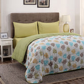 Monstera Light Weight Extreme Winter Quilt Blue