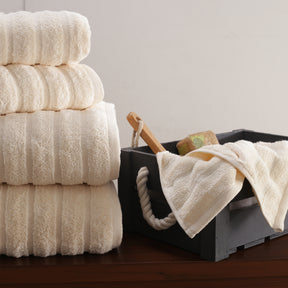 Casper Antimicrobial Antifungal Super Absorbent & Lofty Ecru Towel Set