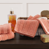 Casper Antimicrobial Antifungal Super Absorbent & Lofty Melon Towel Set